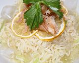 乾燥レモン鶏ジャーキーで冷やし塩ラーメン作り方15写真