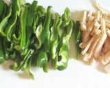 ピーマンの塩きんぴら作り方1写真