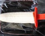手軽♪100円ショップ商品でバナナアイス作り方2写真