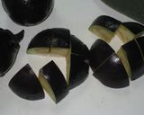 おなすの柚子味噌風味作り方2写真