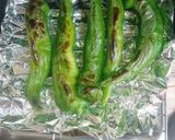 万願寺とうがらしと厚揚げの炊いたん作り方1写真