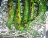 万願寺とうがらしと厚揚げの炊いたん作り方1写真
