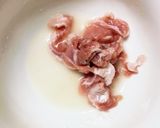 肉味噌うどん炒め味豚こま大根青椒肉絲風作り方1写真