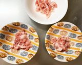 肉味噌うどん炒め味豚こま大根青椒肉絲風作り方2写真