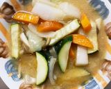 肉味噌うどん炒め味豚こま大根青椒肉絲風作り方13写真