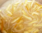 もやし 人参 油揚げの味噌汁^^作り方5写真