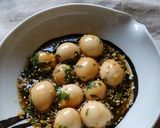 火を使わない料理！味付けウズラの卵作り方3写真
