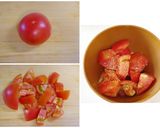 トマトと豆腐の冷やしみそ汁作り方1写真