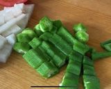 山芋オクラの冷麺作り方6写真