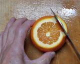 オレンジの皮の剥き方作り方1写真