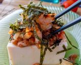 レンジで簡単！納豆ネギ塩レモンダレ冷奴作り方6写真
