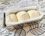 卵、牛乳不使用のパウンド型ミニ食パン‪作り方7写真