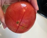 トマトの冷静出汁煮〜薬味添え〜作り方2写真