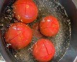トマトの冷静出汁煮〜薬味添え〜作り方3写真
