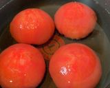 トマトの冷静出汁煮〜薬味添え〜作り方6写真