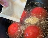 トマトの冷静出汁煮〜薬味添え〜作り方8写真