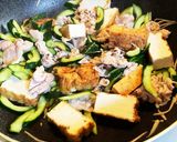 豚肉ときゅうり　梅和え作り方5写真