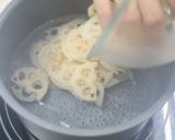蓮根と紀州うめノほしのサラダ作り方3写真