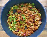 カレーキットで作る豚ミンチと豆のビリヤニ作り方4写真