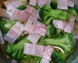 簡単！ブロッコリーベーコンのバター味噌汁作り方1写真