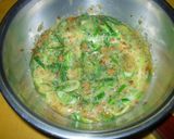 納豆とご飯のお好み焼き作り方1写真