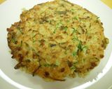 納豆とご飯のお好み焼き作り方3写真