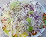 ラーメン二郎風牛肉サラダ(^_^;)作り方1写真
