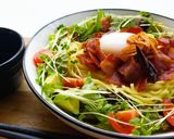 カリカリベーコンのペペロン冷やし中華作り方2写真