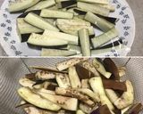 豚ロース薄切りDE簡単ナスとアスパラ巻き作り方2写真