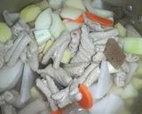圧力鍋で我が家のモツ煮込み作り方8写真
