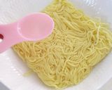 レンジ1発!包丁いらず!すぐできる焼そば作り方1写真