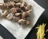 刺身の切れ端でカツオの角煮！作り方2写真