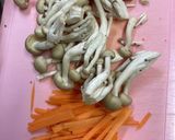 にんじんとしめじのきんぴら作り方1写真