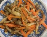 にんじんとしめじのきんぴら作り方4写真