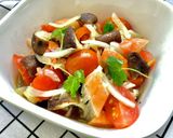 トマト・椎茸・蟹カマ，お手軽マリネサラダ作り方11写真