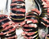 ナスと豚肉のハッセルバック作り方2写真