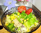 チリソースでサラダ〜♬作り方1写真