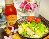 チリソースでサラダ〜♬作り方3写真