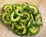麺つゆ利用　私の簡単ゴーヤチャンプル作り方1写真