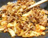 豚キムチのオムレツ～時々チーズ in～作り方2写真