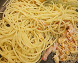 たっぷり桜エビとしらすのパスタ作り方3写真