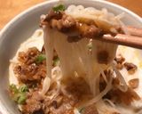 冷製豆乳出汁のそうめん☆肉味噌のっけ作り方12写真