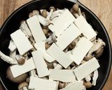 キノコのクリームチーズ焼き作り方4写真