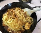 麻婆スパゲティ作り方2写真