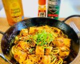 麻婆スパゲティ作り方3写真