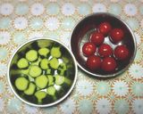 ◆パパっと簡単！夏野菜の浅漬け♪作り方1写真