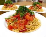 ツナとトマトの冷製パスタ作り方7写真