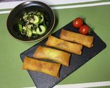 もちとチーズの春巻き作り方7写真