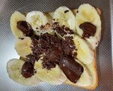 サクサクふわふわチョコバナナトースト作り方3写真