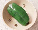 種までジューシー！超簡単丸ごとピーマン作り方1写真